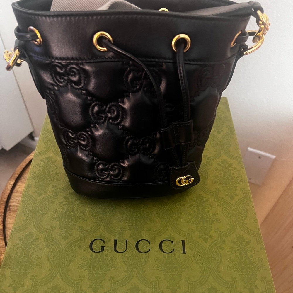 Gucci Matelasse Bucket Bag